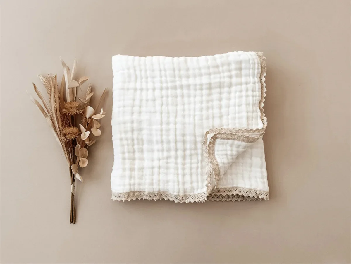 طفل بطانية الوليد قماط التفاف 6 طبقات الشاش الطفل تلقي البطانيات الاطفال منشفة استحمام عربة بطانية سرير لحاف #3