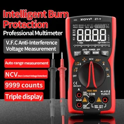 Zoyi High-Precision ZT-Y Automatic Range Multifunctional Digital Multimeter Intelligent Anti-burn Electrician Maintenance