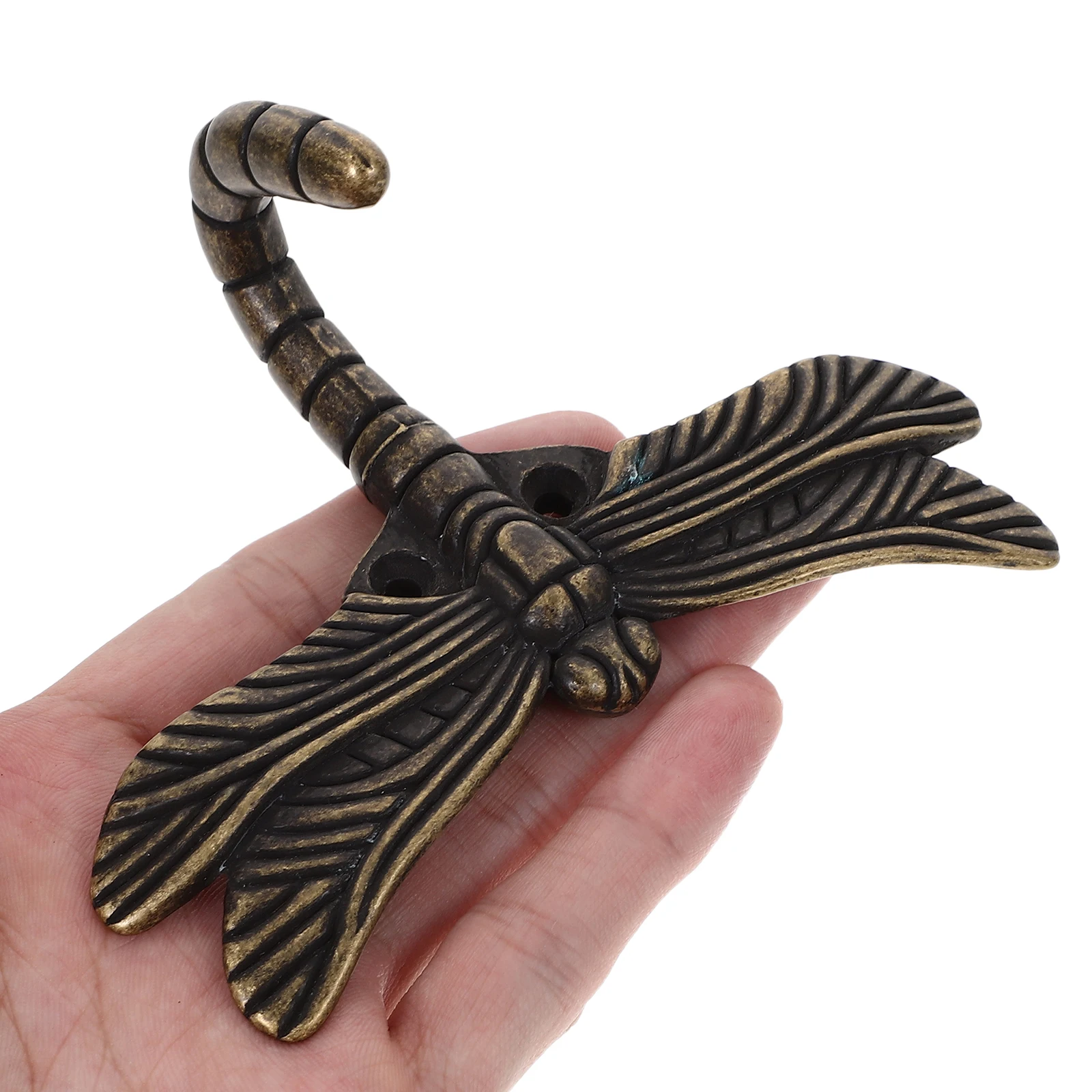 

Dragonfly Wall Coats Wall Hooks Towels Storage Decorative Bathroom Kitchen Hotel Thick Hook Vintage Dragonfly Hook Home