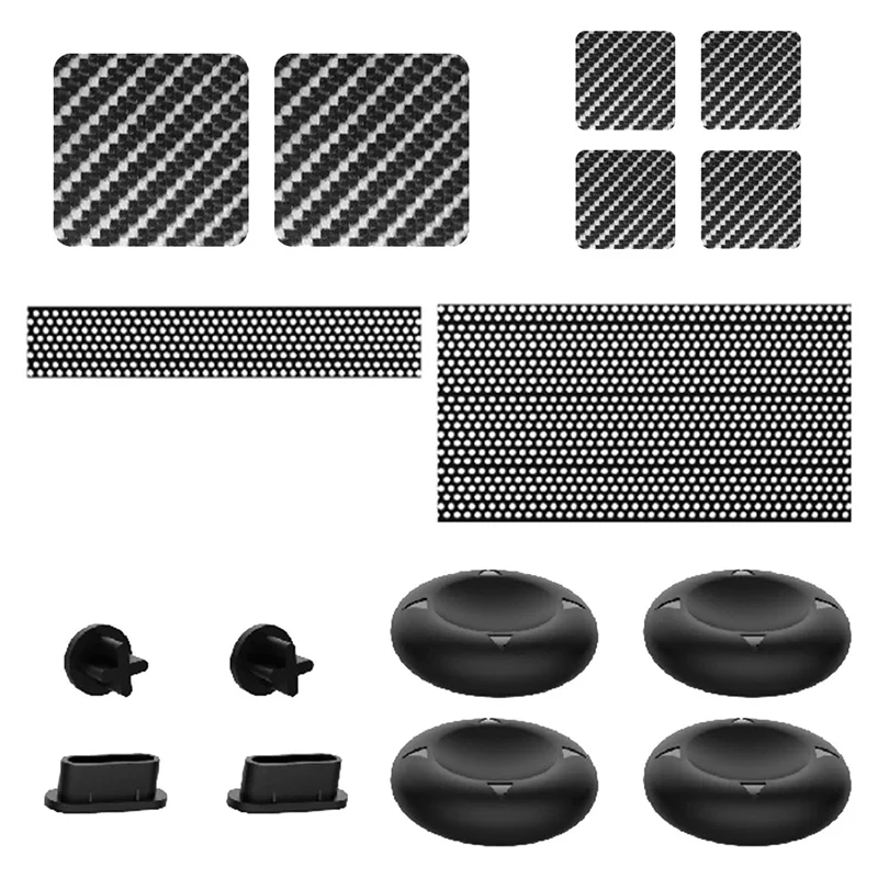 ABFN-1 مجموعة ملصقات وحدة التحكم في الألعاب غطاء عصا التحكم في الألعاب لوحدة التحكم في ألعاب سطح البخار قابس الغبار