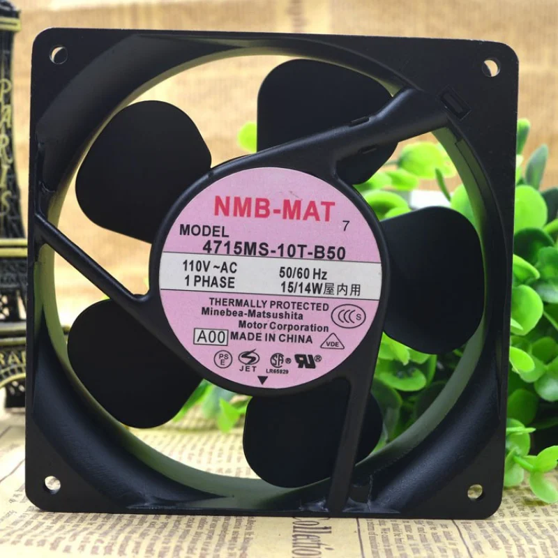 4715ms-10t-b50 110V 100V 12038 15W 12cm Axial Flow Radiating Fan 4715ms 10t b50