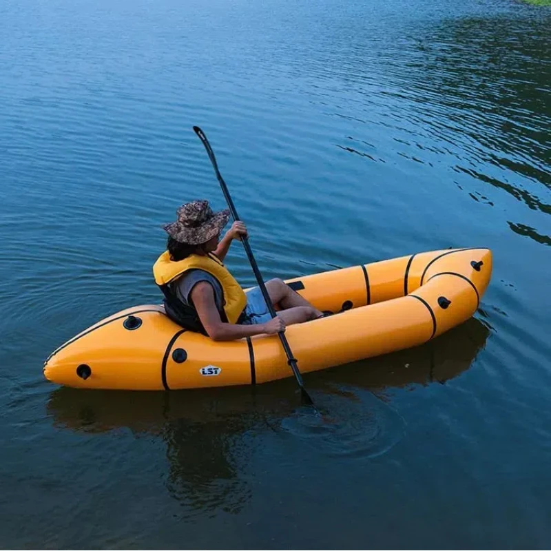قارب قابل للنفخ لشخص واحد بطول - مراجعة Fishing Boat Inflatable وسعره