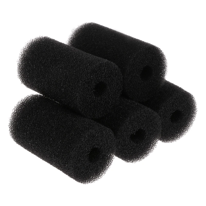 5 Pcs Intake Filter Sponge  Aquarium Black Foam Fish Tank Pre-Filter Sponge Filter Sponge Filter Covers