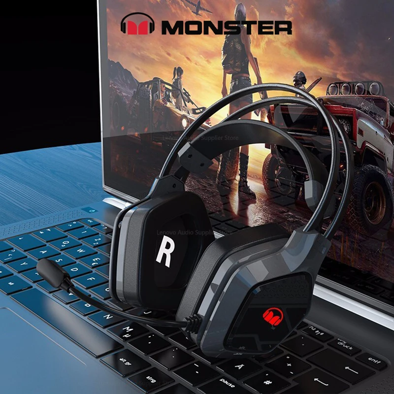 

Original Monster N1 N1S 3.5MM/USB Gaming Headphones Wireless Bluetooth Earphones Low Latency Noise Reduction Headset