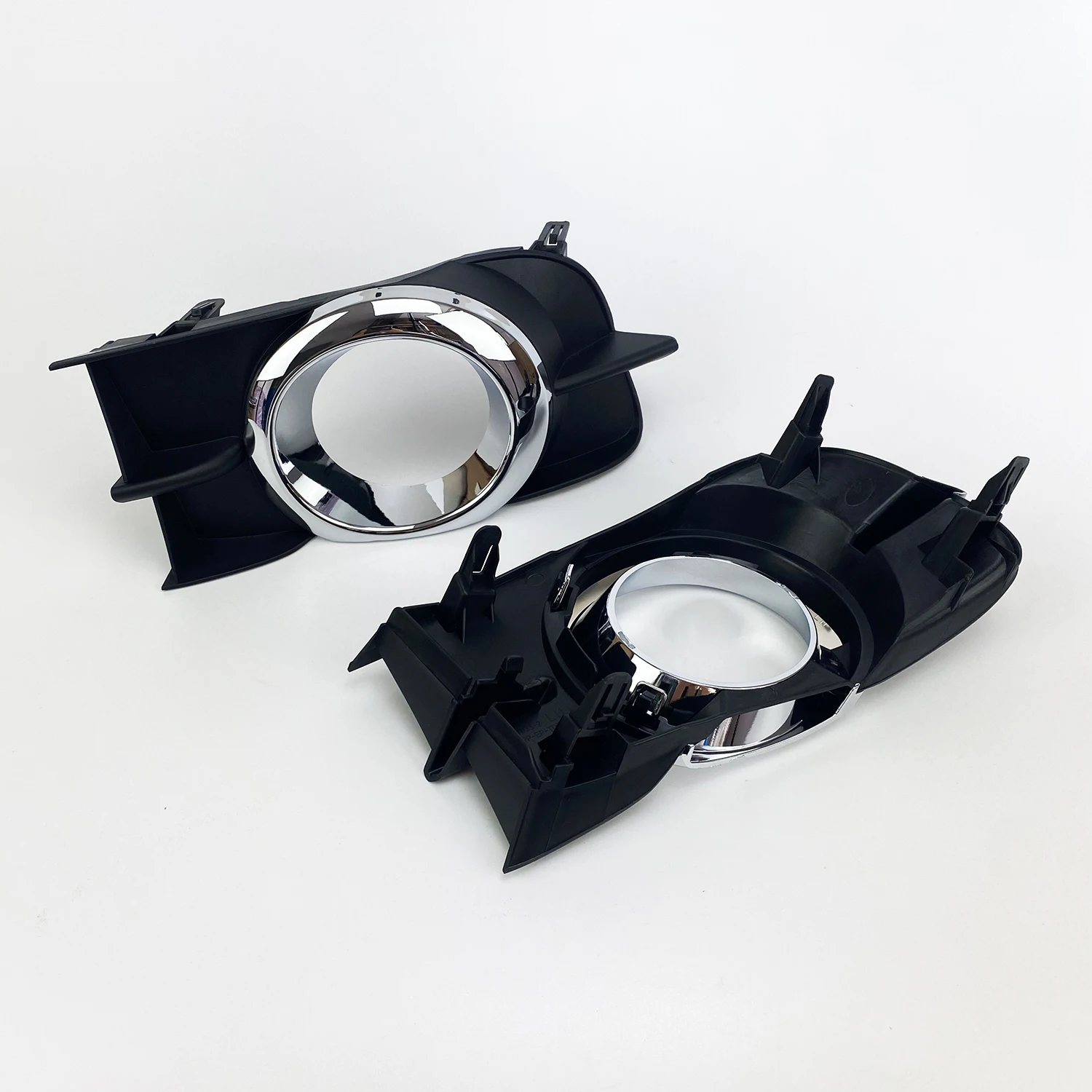 Pair Of Front Fog Lights Bezel Frame Trim Cover For 2009 2010 2011 2012 Toyota Wish Right + Left Side Direct Replacement