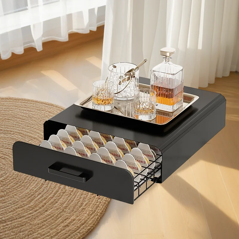 

Coffee Capsule Pod Holder Capsules Storage Rack Organizer Drawer