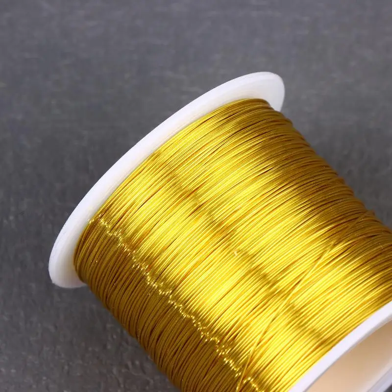 100m 0.3/0.4/0.5mm Fadeless Copper Clad Steel Wire Bendable Metal Sculpting Wire For Craft Floral Jewelry Making