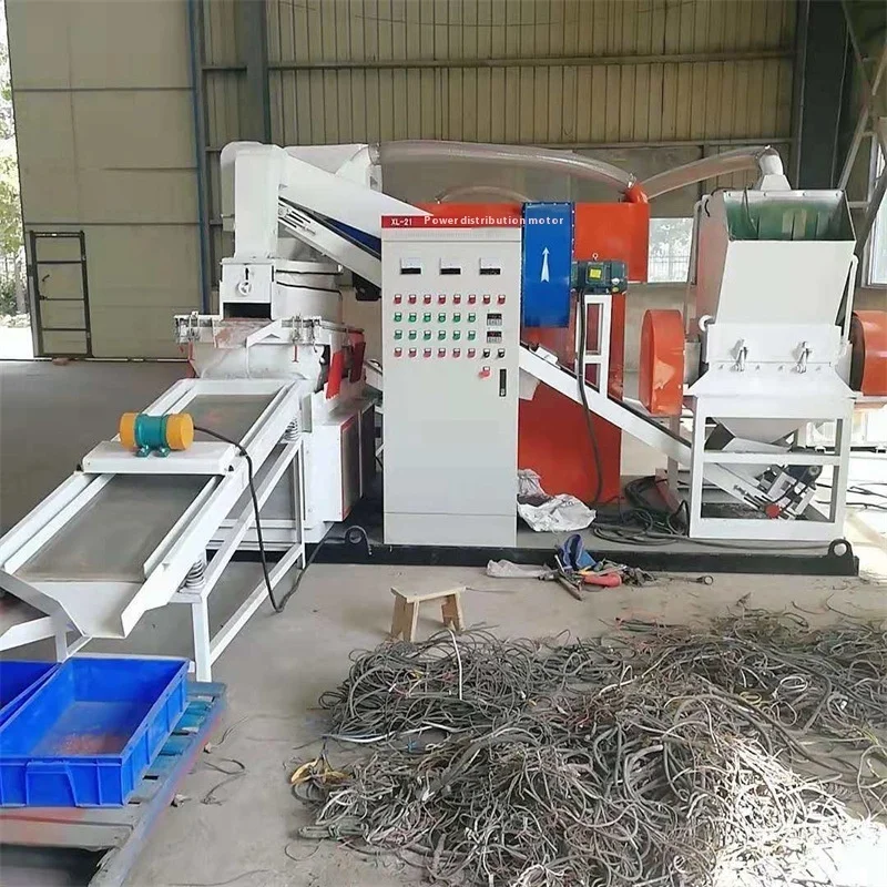 Mesin Beras Kering Tembaga, Kabel Limbah, Pemisah Kawat Mobil, Pemisahan Plastik Tembaga, Peralatan Penyortiran Dan Penyaringan