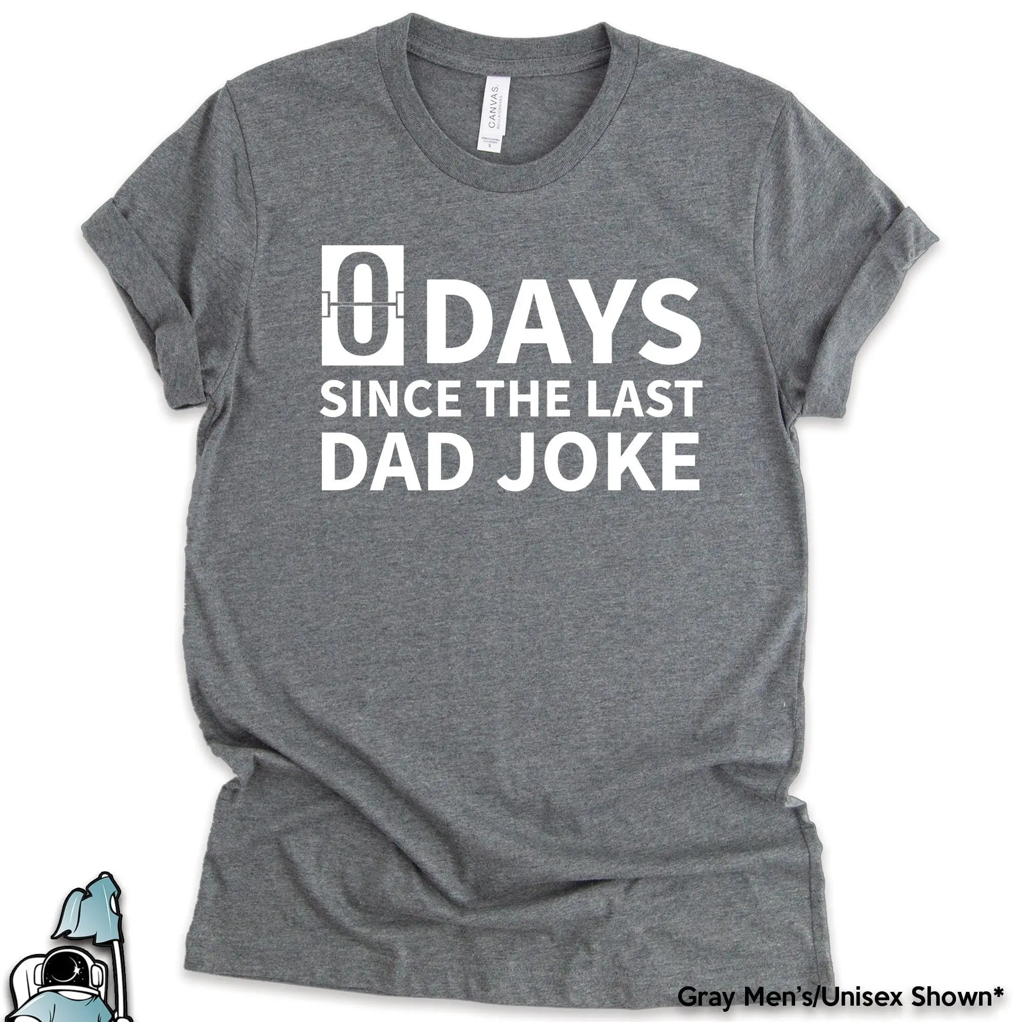 Dad T Shirt s 0 Days Since The Last Joke Father's Day Birthday