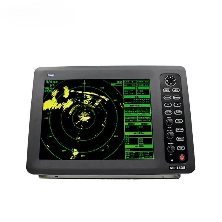 KR-1538 36NM 15inch Color LCD Marine Navigation radar Detector with ARPA(Automatic Radar Plotting Aid) Function for Sale