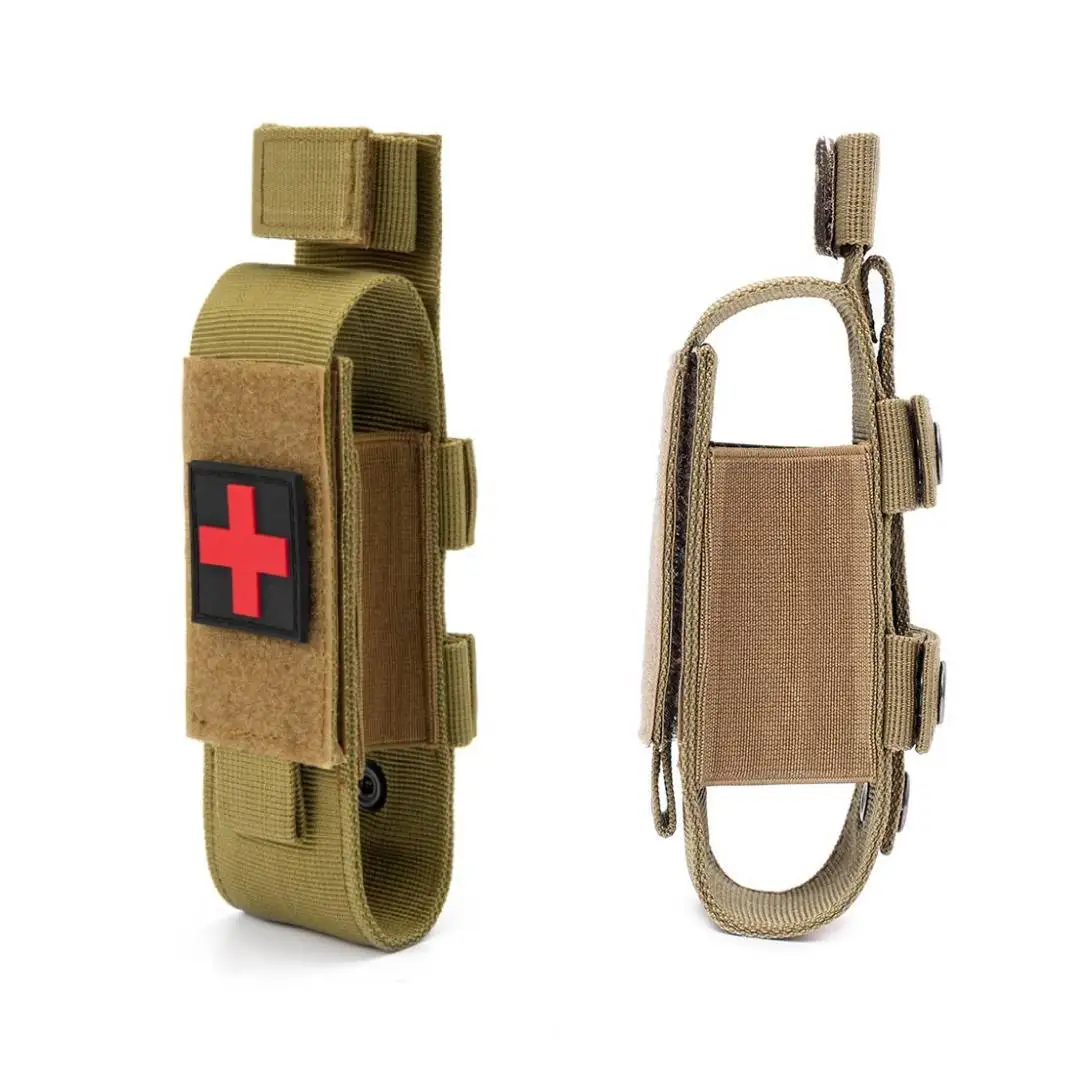 

Portable Medical Scissors Bag Outdoor Tourniquet Bag Storage Cover MOLLE Tourniquet Bag Small Kit Sports Waist Bag