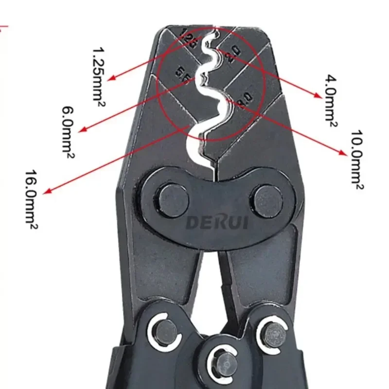 HS-16 Crimper Plier Ratchet Type Bare Terminal Crimping Pliers OT UT Crimping Tool Electric Terminal 1.5-16mm2