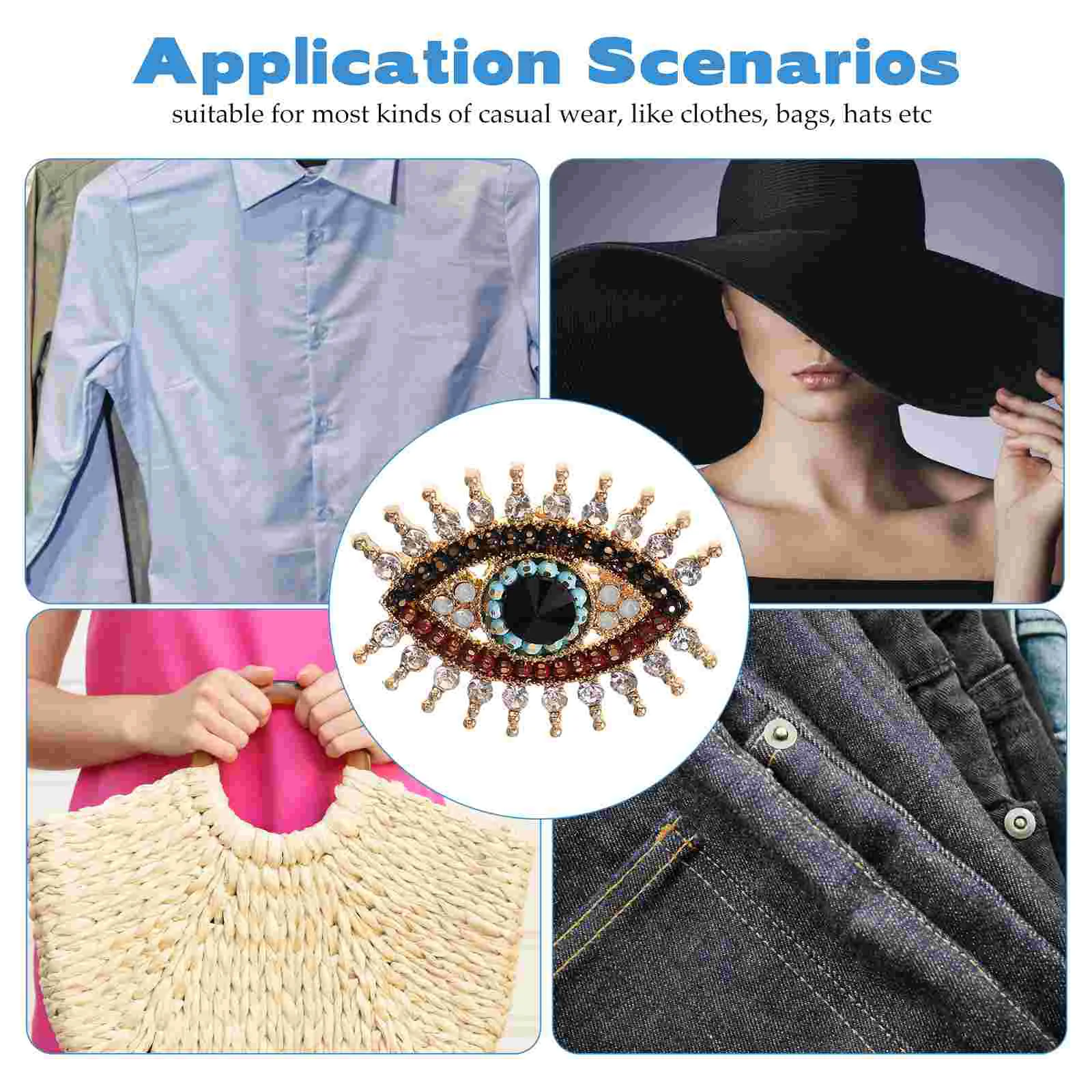 Bride Pin Brooch Rhinestone Portable Coat Fashion Eye Alloy Decorative Scarf Miss