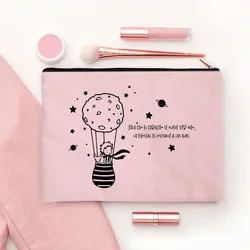 Cute Cartoon Little Prince Women Makeup Bag Party Gift Travel Cosmetic Organizer Toiletry Storage Pouch Side Bag for Ladies