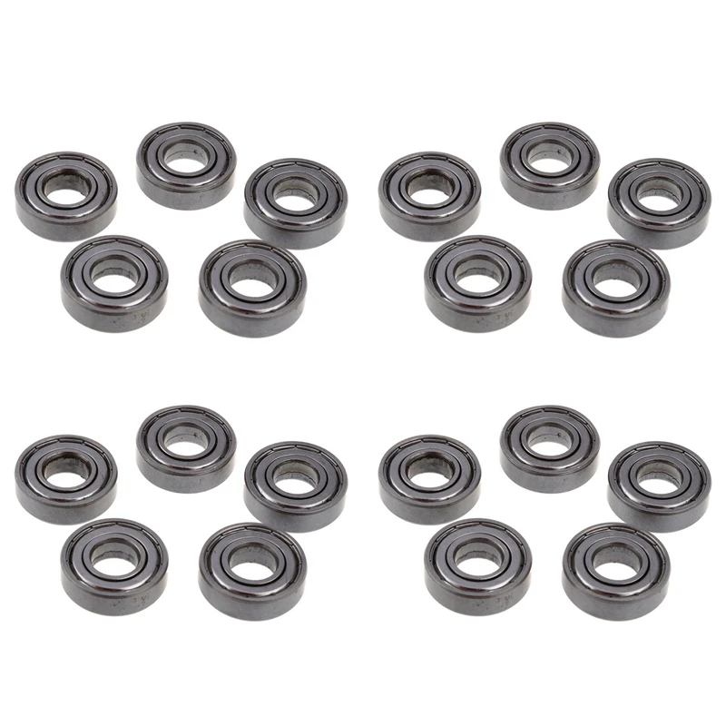 20 Pcs 12Mm X 28Mm X 8Mm 6001Z Shielded Deep Groove Radial Ball Bearing