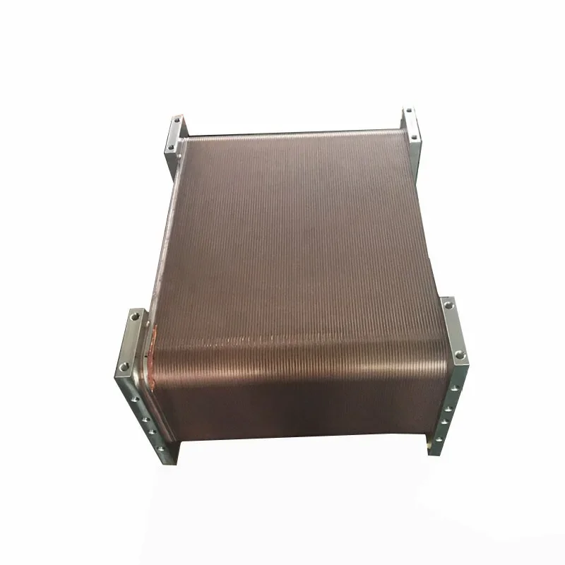 Air compressor, waste heat recovery brazed plate heat exchanger, air compressor cooler