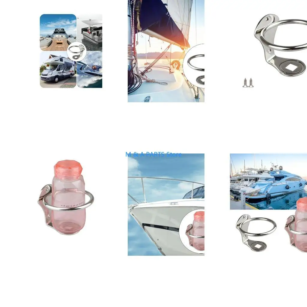 U1JF Boat Ring Cup Drink Holder Universal Drinks Holders for Marine Yacht Truck RV