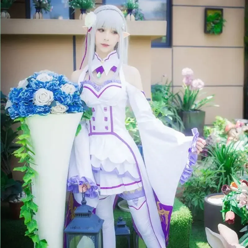 Lost in Memories Re: życie w innym świecie od zera Emilia przebranie na karnawał seksowne japońskie przebranie na karnawał przebranie na karnawał anime