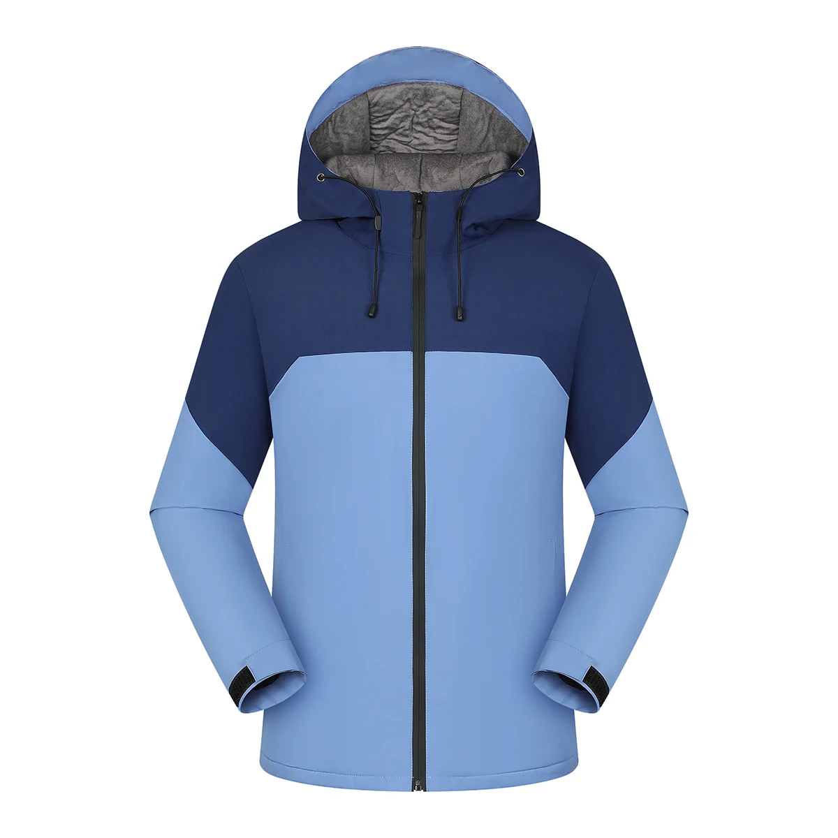 Men's Hooded Windbreaker Jacket Zipper Open Autumn Winter Youth Couple Outfit Team Outfit Outdoor Sports