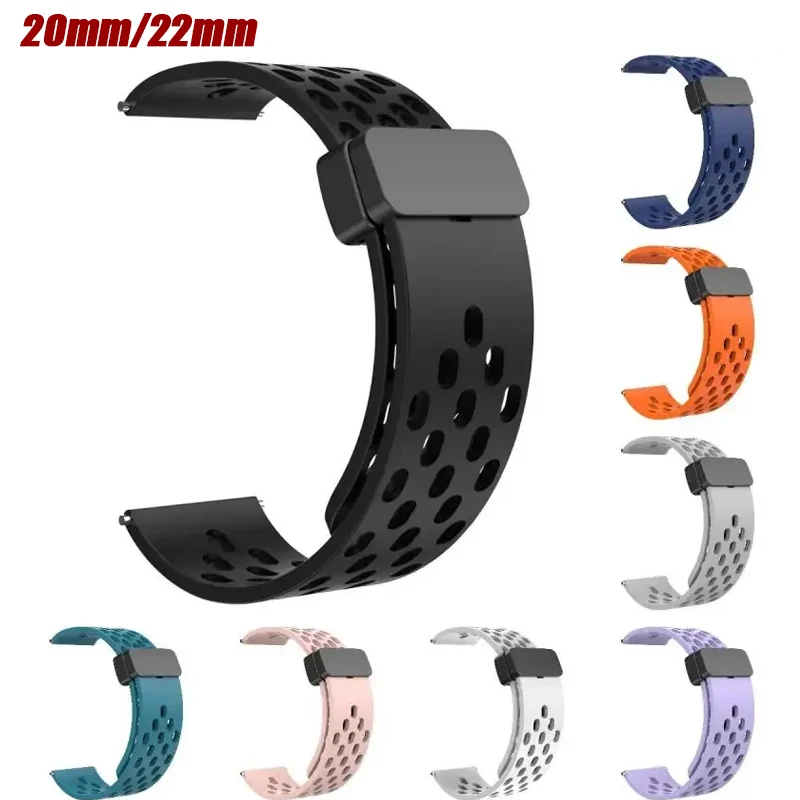 Sport-Magnetarmband für SUUNTO VERTICAL/Ocean/5 9 PEAK/3 Silikonband-Armband für SUUNTO Run/RACE/Race S-Armband 20 mm 22 mm