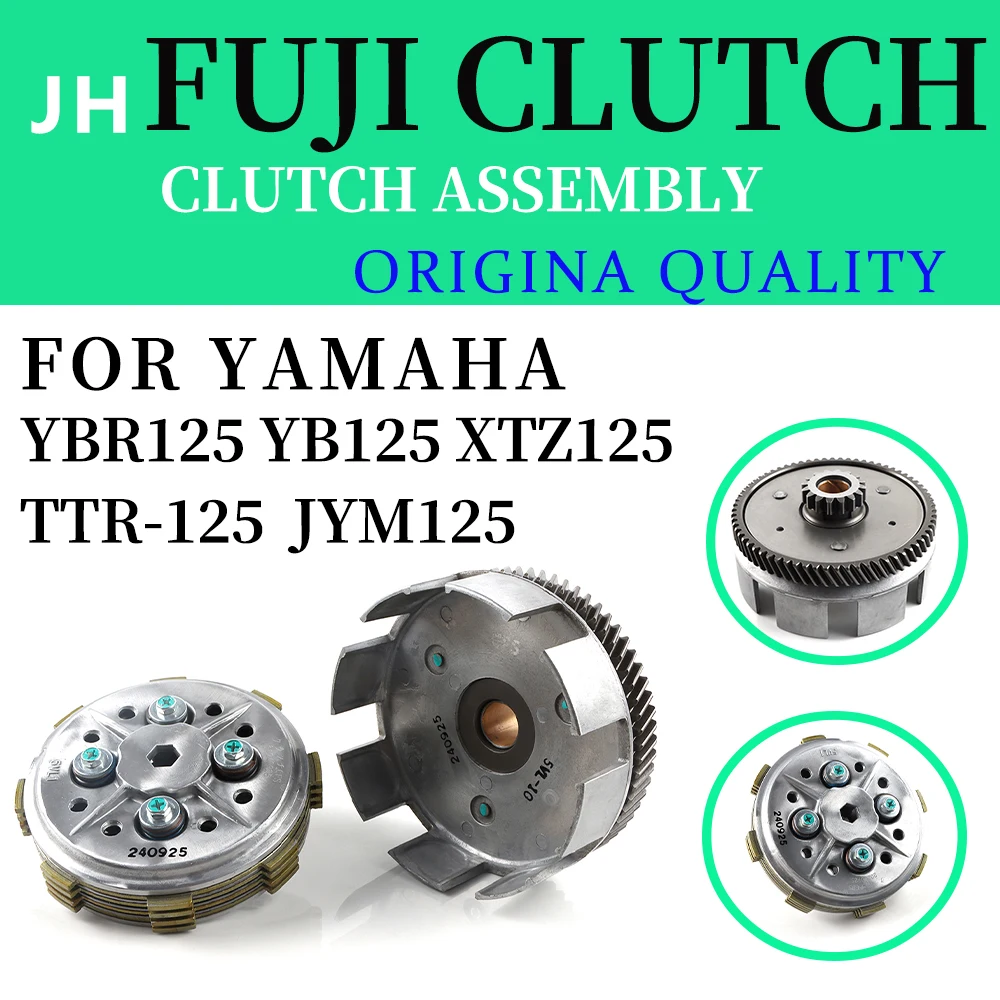 Motorcycle Original Quality Clutch Assembly For YAMAHA YBR125 YB125 XTZ125 TTR-125 JYM125 ybr125 Center Clutch Housing Hub Assy