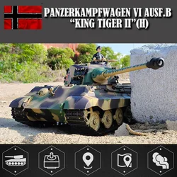 Henglong Rc 3888a German Tiger King Henschel Heavy Remote Control Tank 2.4g Models Multifunctional Adult Remote Control Toy