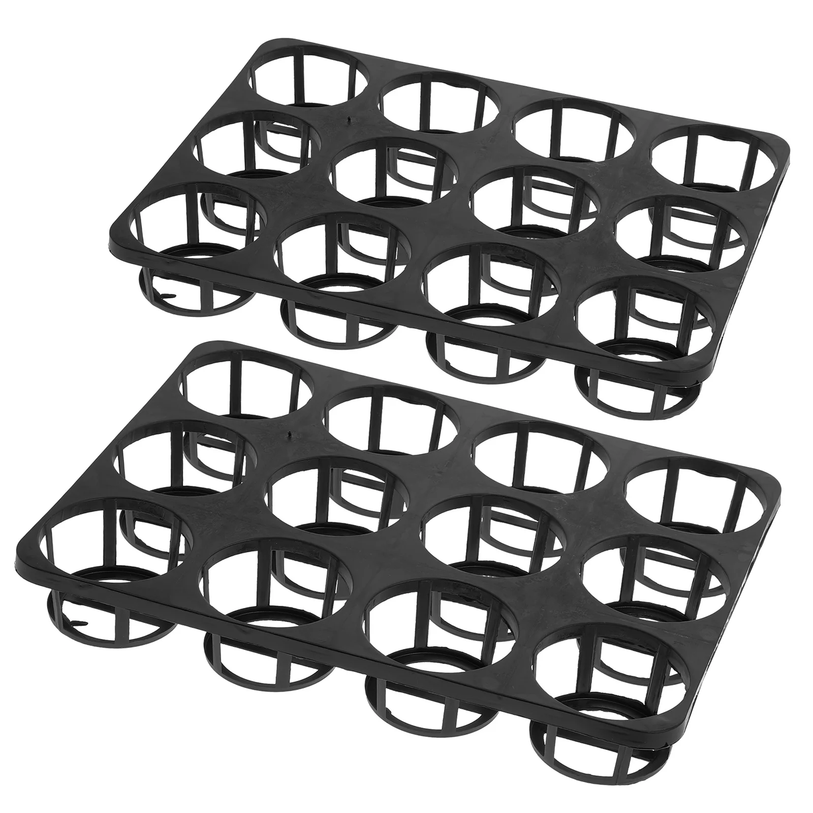 

2Pcs 15 Hole Sprouter Tray PP Material Corrosion Resistance Breathable Not Easily Deformed Growing Tray Growing Trays