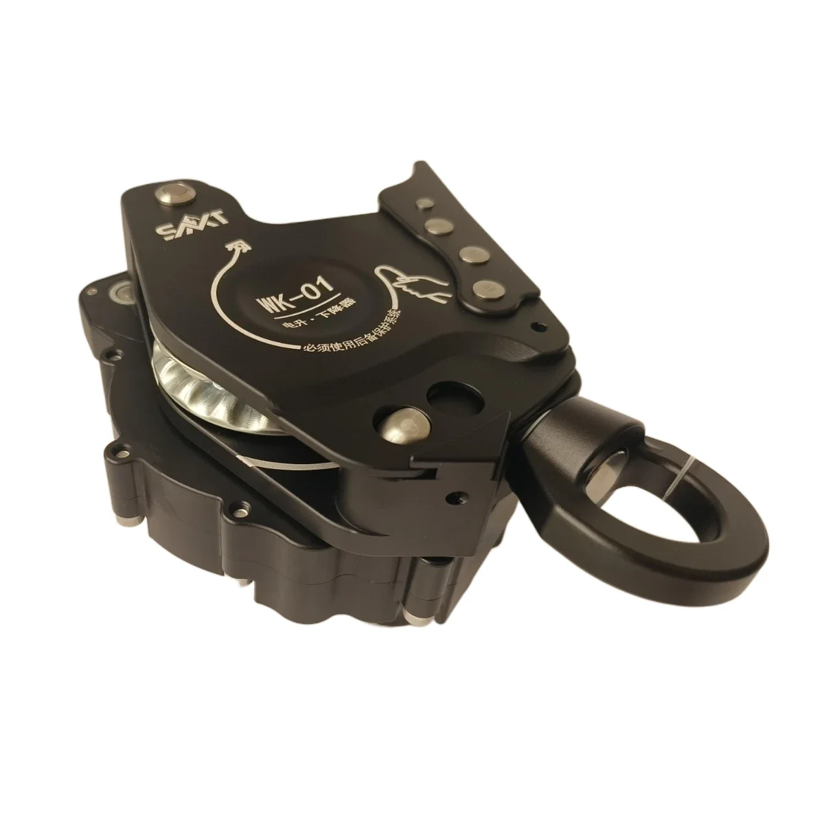 Awah z3 WK Ascent Descent Device Lift Descender Ascender with Universal Joint for 30kg-300kg Load Aerial Work/Rope Climb/Outdoor