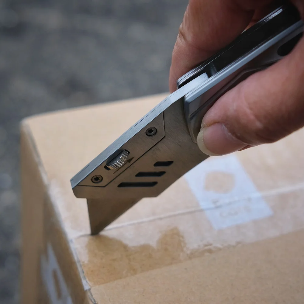 Grady Fung Brand Heavy Utility Knife Folding Blades Stainless Steel edc Cutter for Pipe Paper Box Outdoor Camping Hand Tools