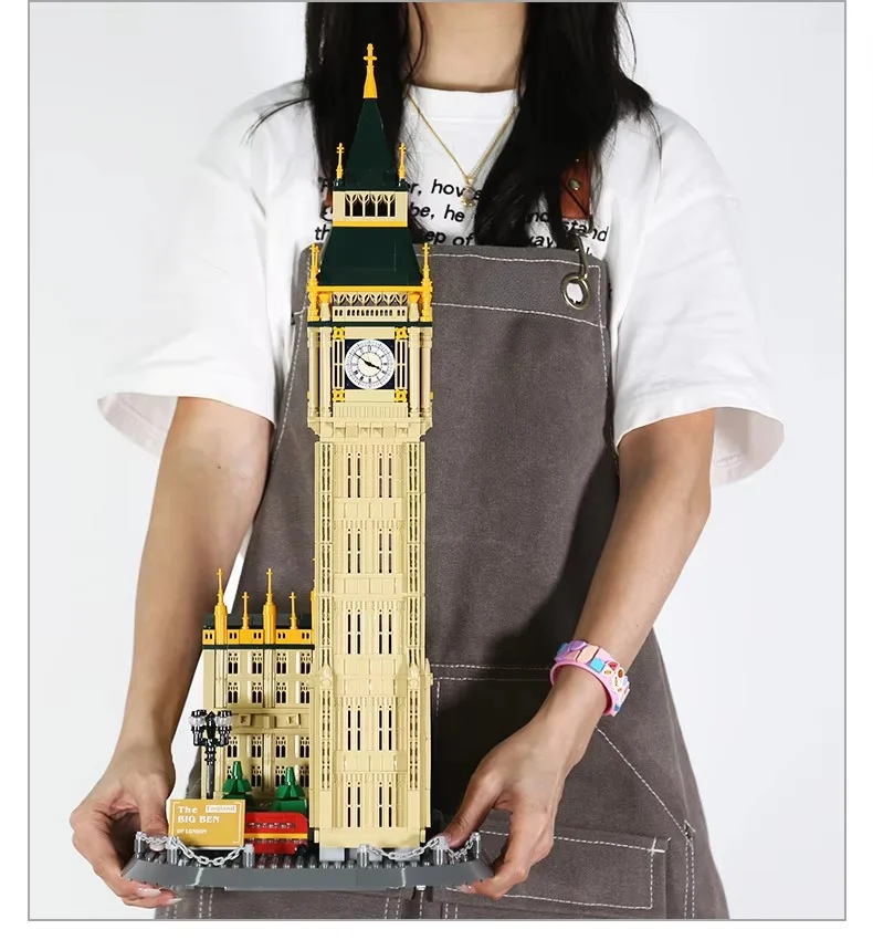 1095PCS New Version London Big Ben Building Blocks Toys Architecture Bricks Children Assembled Gifts For Adults Christmas Gifts