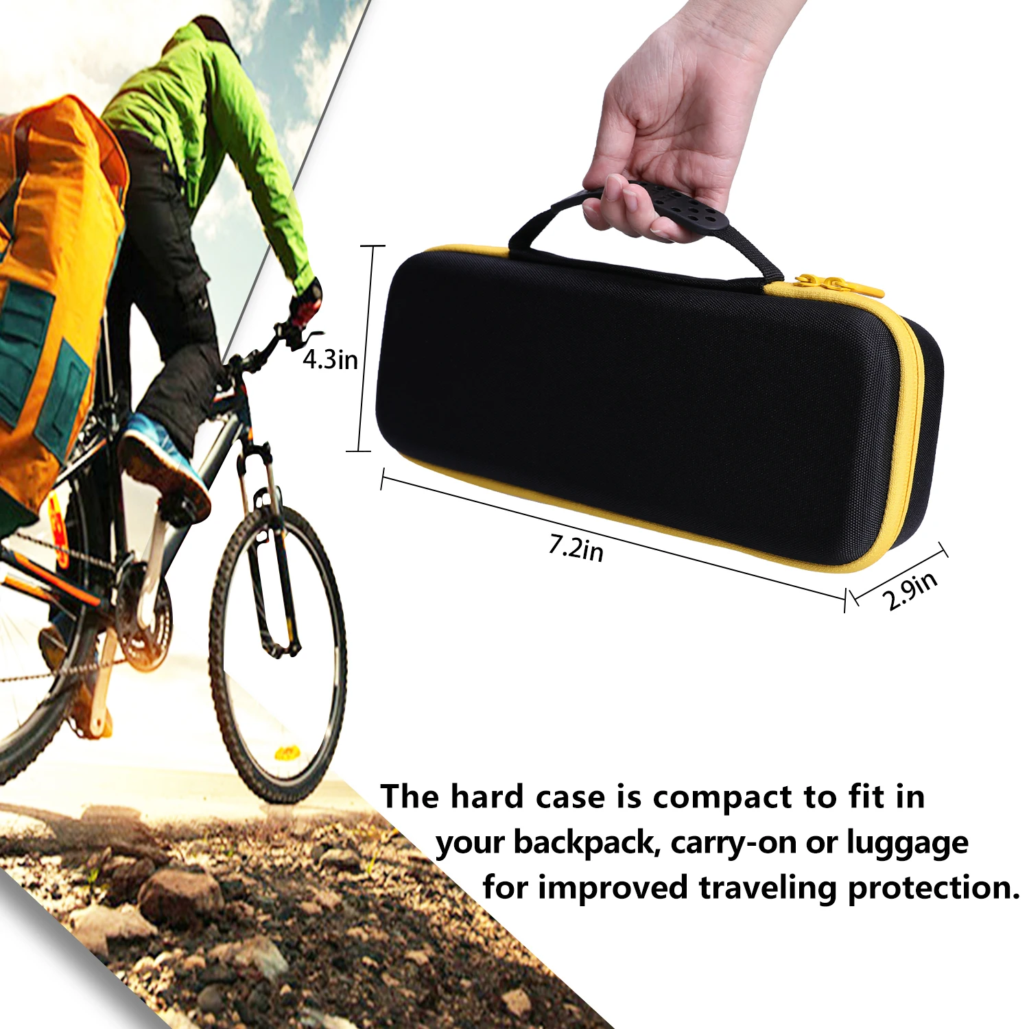 LTGEM Hard Case for Fluke T5-600/T5-1000//T6-1000/T6-600 Electrical Voltage - Protective Carrying Storage Bag,(Only Case)