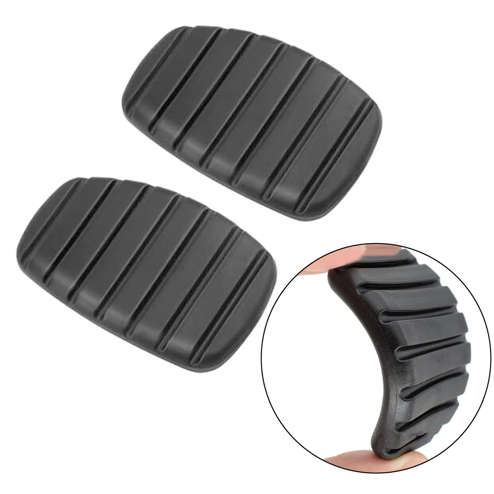 For Vauxhall Compatible Brake Pedal Covers 2 Rubber Pads for Clutch Replacement on Clio II IV Espace IV and Other Models