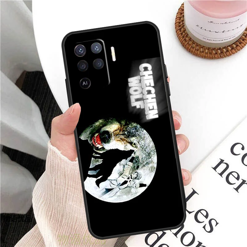 Etui z flagą Czeczenii na Oppo A58 A5 Pro A15 A16 A17 A57 A77 A94 A74 A54 A76 A96 A40 A60 A80 A18 A38 A78 A98