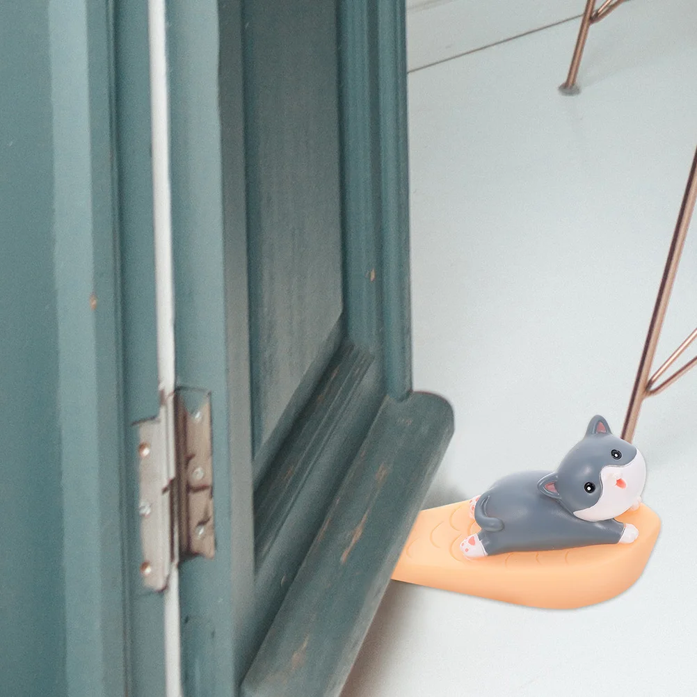 Butée de sol pour chats et chiens, 2 pièces, garde la porte ouverte, en vinyle Pvc robuste, maintient la porte en toute sécurité de la maison et du bureau