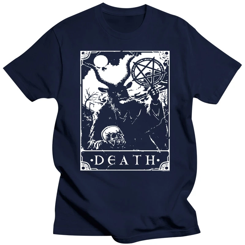 Deadly Tarot T-shirt Death Heather Black Men's