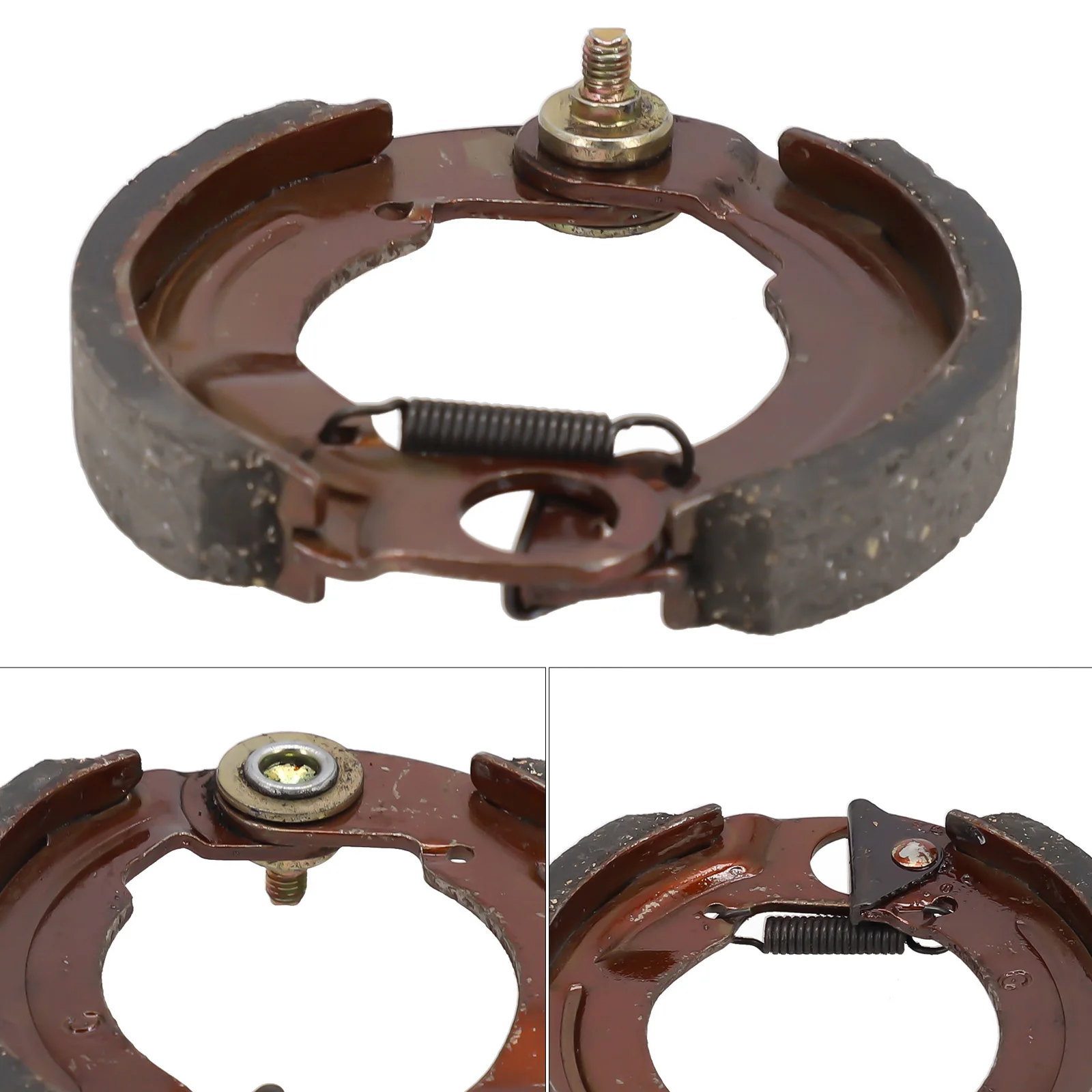 Efficient 90mm Rear Brake Shoes for For yade TB50 Electric Bicycle Metal Construction Ensures Long Lasting Use