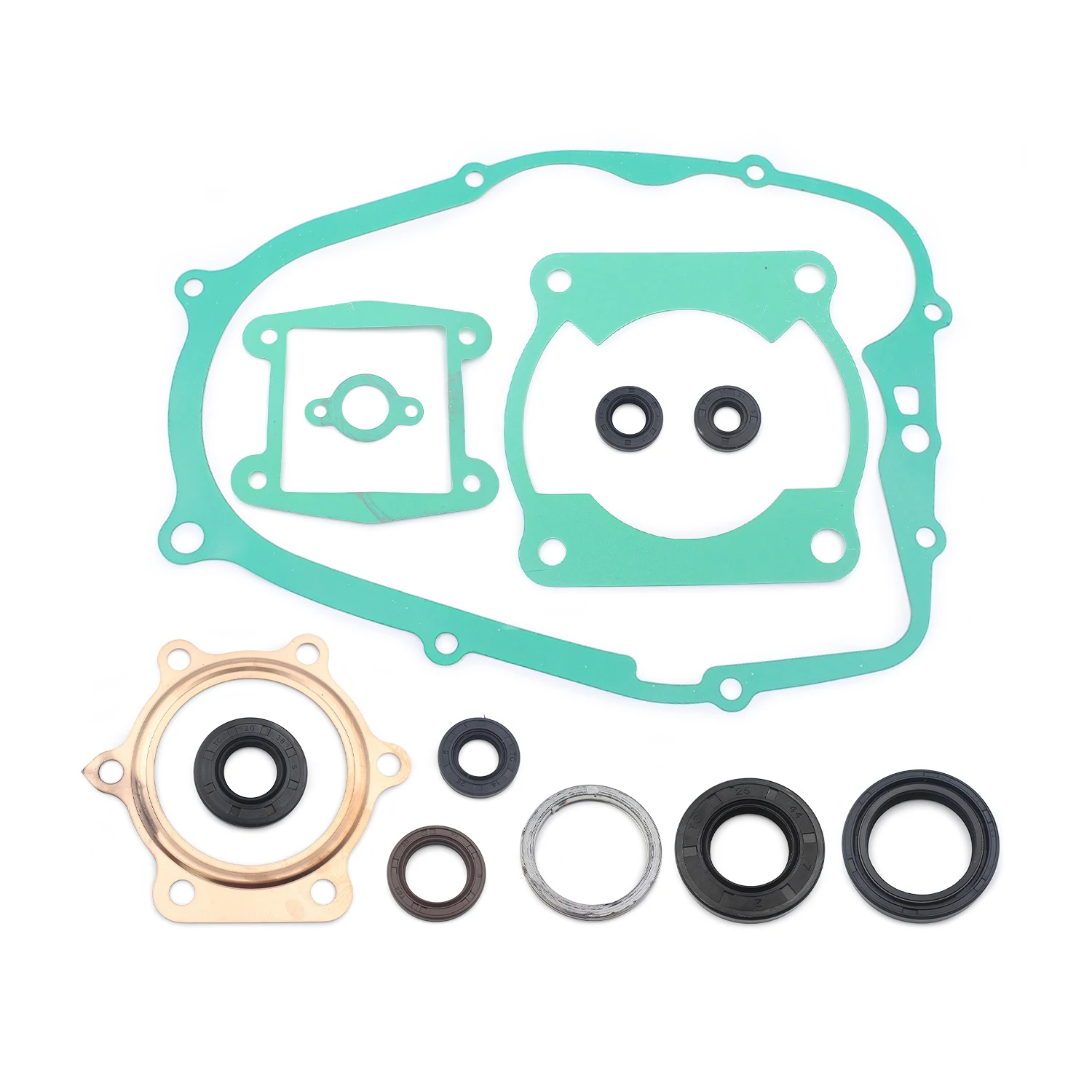 Zubehör Motorrad-Motorkopf Kompletter Dichtungssatz Öldichtungen Ober- und Unterbauteil-Set Kompatibel mit Yamaha Blaster 200 YFS200 1988-2006 – Detail 1