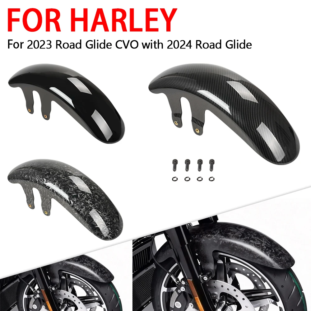 Motorcycles Accessories Front Fender Mudguard Fairing Fit For Harley Touring CVO 117 121 Street Glide  Road Glide ST 2023 - 2025