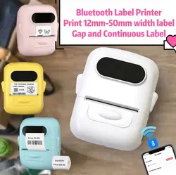 Marklife P50 Portable Bluetooth Label Printer wireless Thermal Printer no need ink