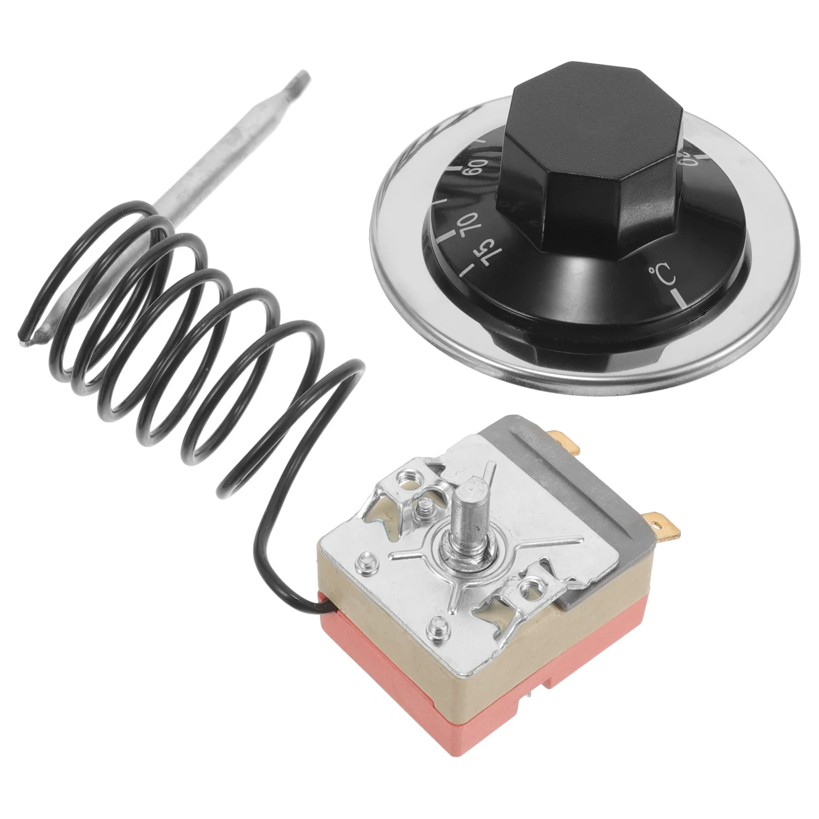 

Thermostat With for Heater Capillary Mechanical Refrigerator Metal Oven Replacement