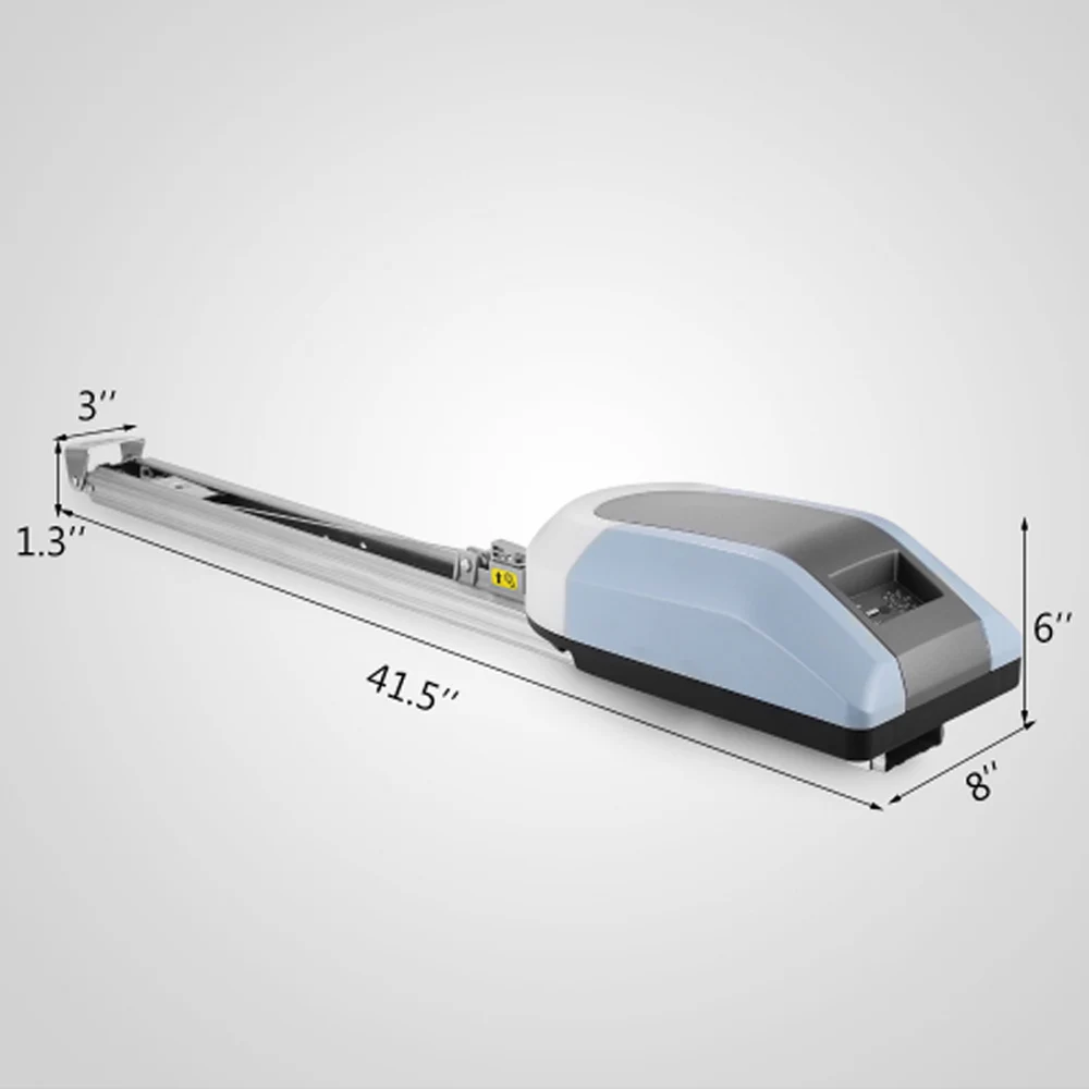 800N WiFi-Enabled Garage Opener (220V): Tilting Motor Kit with 2 Remotes, 3m Rails for 12² Doors