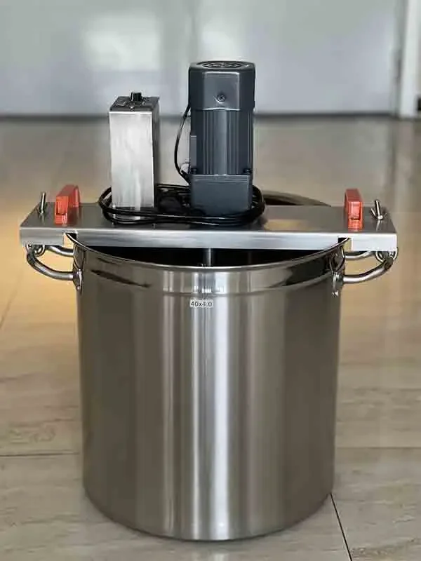 50L gas pepper sauce cooker with mixer garlic chili sauce stirring pot kettle  curry paste jam cooking machine