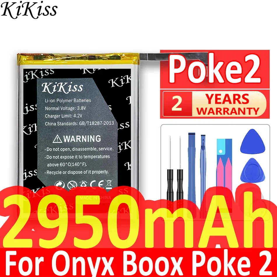 

KiKiss Powerful Battery Poke2 Poke3 for Onyx Boox Poke 2 Poke 3 High Capacity Battery Batterij + Track NO