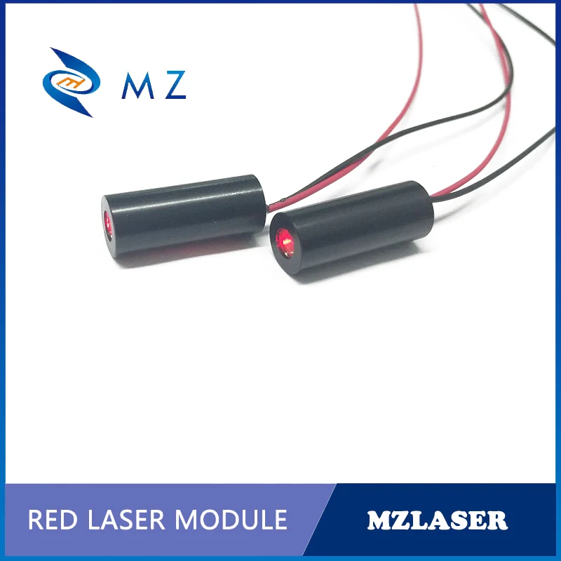 Red Dot Laser Module D8mm 635nm 5Mw Hoge Kwaliteit Glazen Lens Apc Drive Type Cw Circuit Model Industriële Kwaliteit