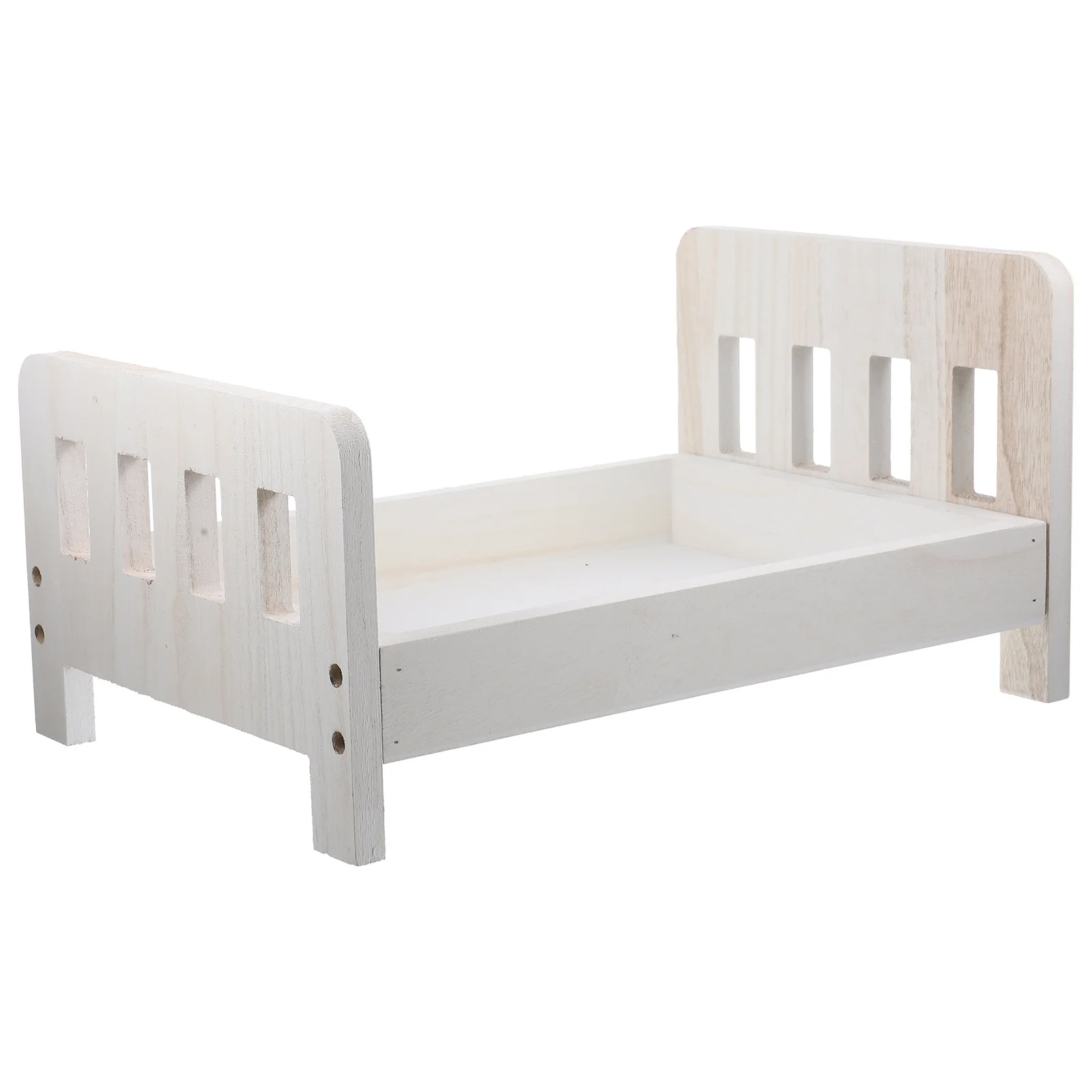 

Wooden Bed Baby Photography Prop Mini Compact Newborn Photography Props Decorative Photo Props Children's Bed Photo Shoot Prop