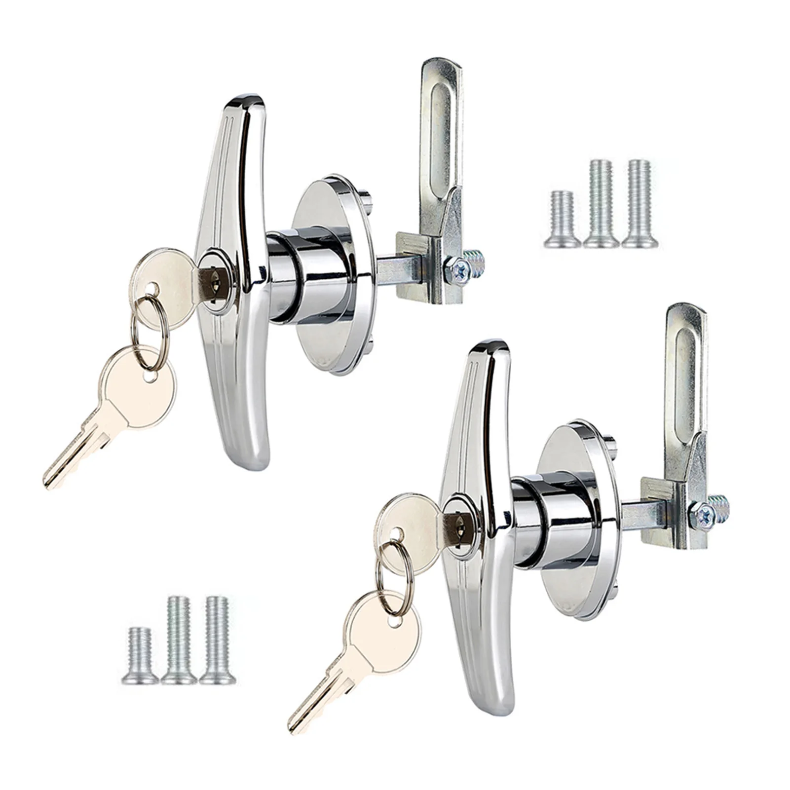

Garage Door Lock T Handle Rear Fix Keyed To Differ Caravan Garage Shed Campervan Garage Door Opener T Lock Handle