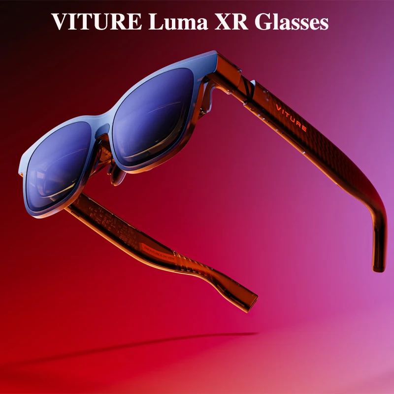 

Очки VITURE Luma XR с ультрачётким дисплеем 146 дюймов, 1200p, 1000 нит, 52 ° Диммирование FOV для iPhone 17/16/15 и Android