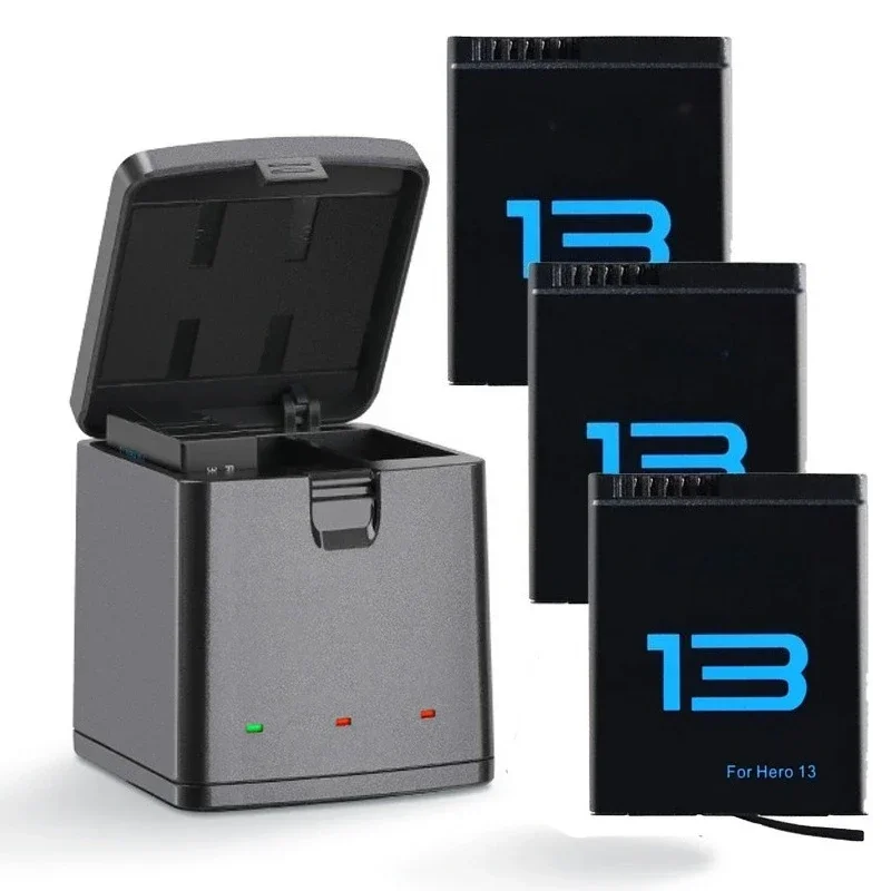 Camera Battery for GoPro Hero13 3.85V 2100mAh Fast Charging for Go Pro Hero 13 Rechargeable Battery Sport Cameras Accessories