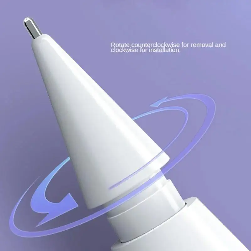 Сменные насадки для карандашей Apple Pencil 1 2 3, мягкий силиконовый защитный колпачок, стилус для сенсорного экрана, наконечники для IPencil 1-го 2-го поколения