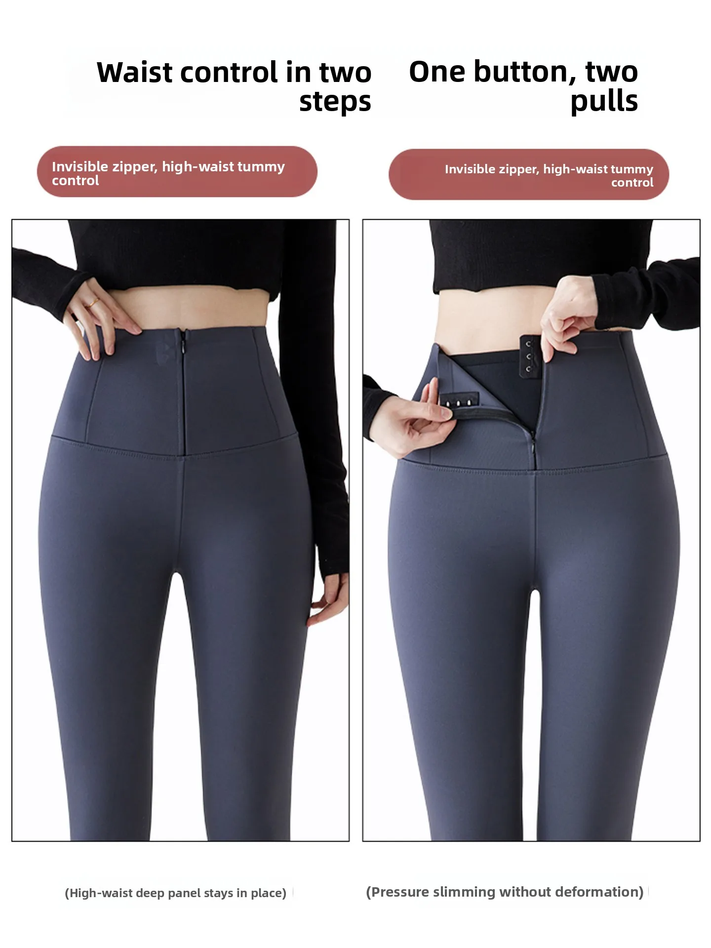 ارتفاع الخصر Thiened Fce اليوغا السراويل النسائية تابوت الجلد ضيق صالح البطن التحكم بعقب رفع الخريف الشتاء بوت